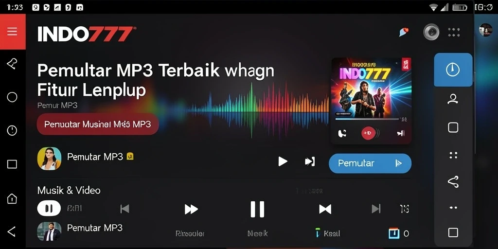 Tampilan antarmuka pengguna INDO777 yang modern dan menarik.