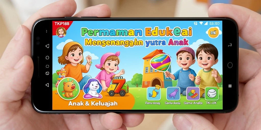 Tampilan interaktif dan warna-warni dari antarmuka TKP188.