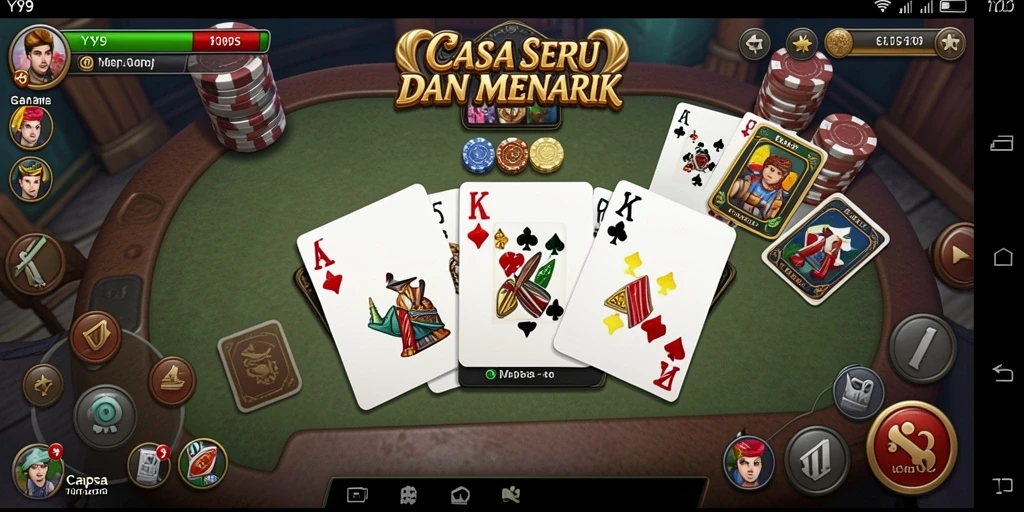 Tampilan antarmuka Y89 yang menarik dengan fitur Capsa modern.